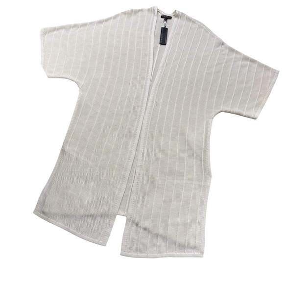 Banana Republic Knit Duster Cardigan Sweater Open Front Drop Shoulder Long M/L - Picture 2 of 10